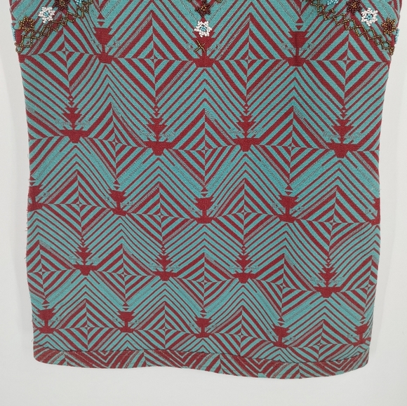 Free People | geometric beaded dress - Picture 4 of 10